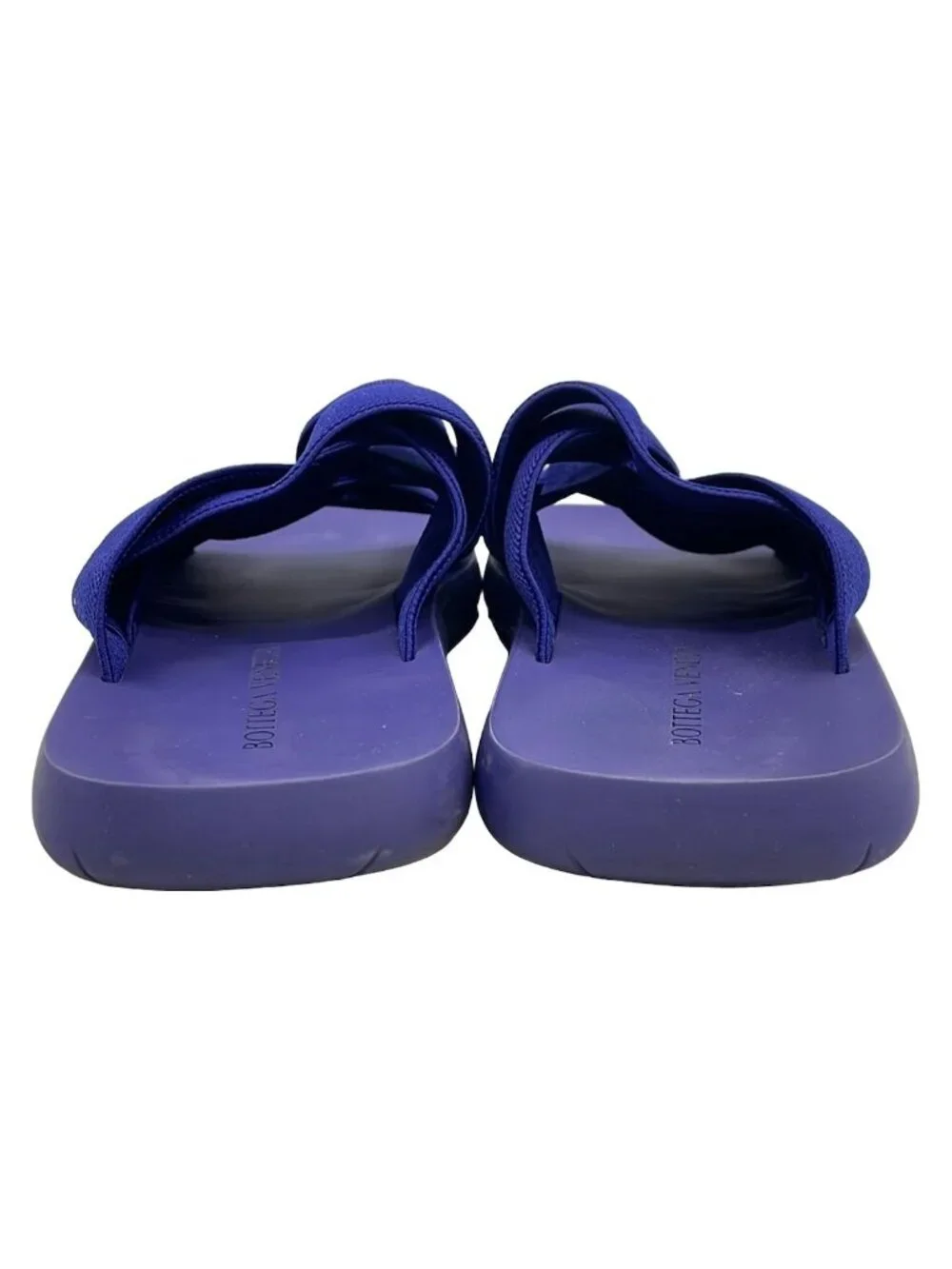 Bottega Veneta Beach Sandals 44 Navy Cotton
